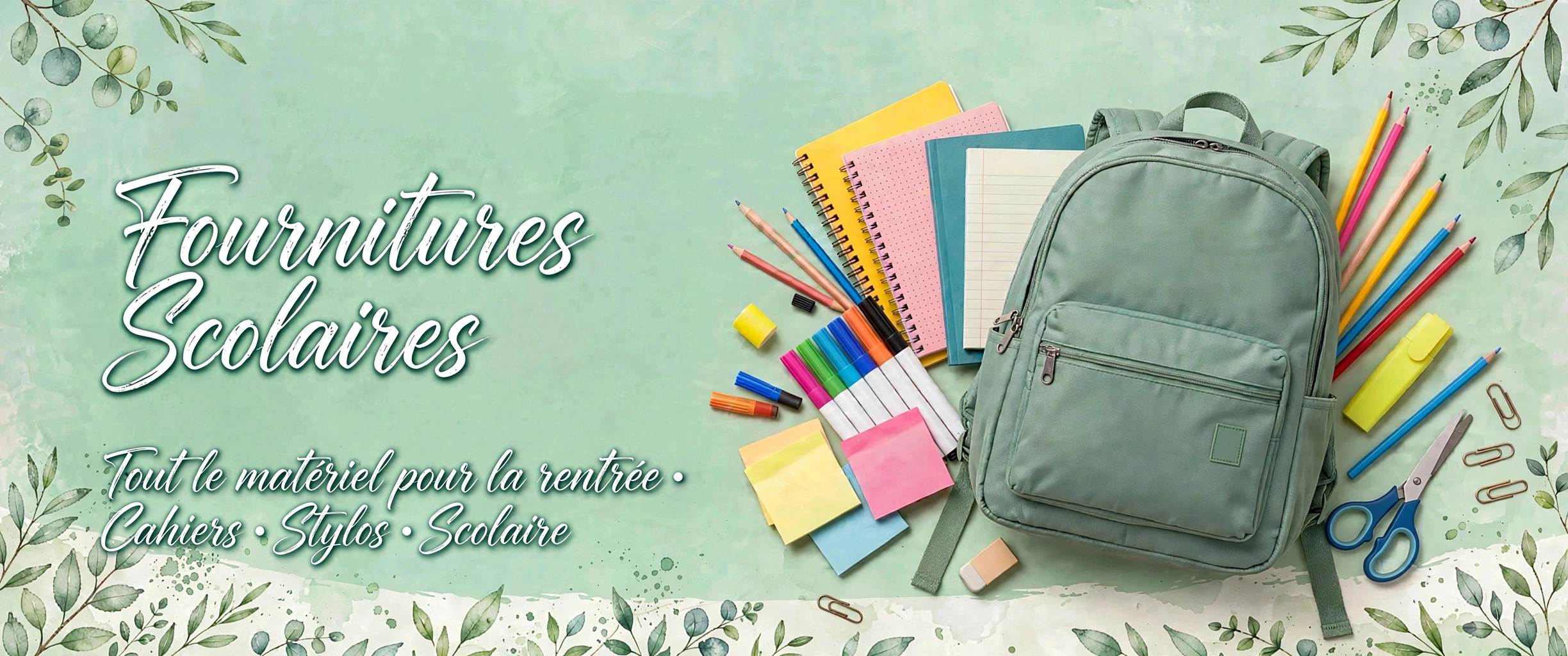 fournitures scolaires layout