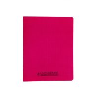 pink notebook white background